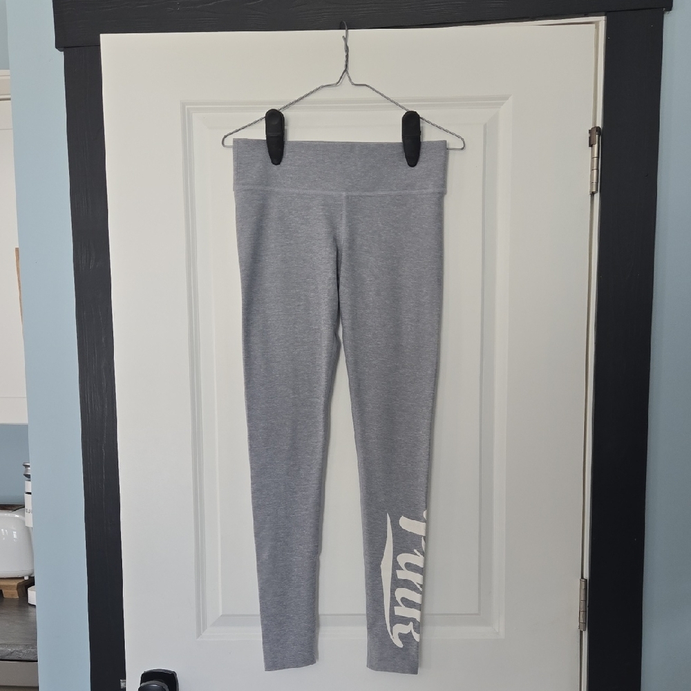 PINK Victoria's Secret Leggings with Side Script